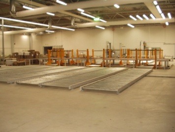 Palettenflussanlage